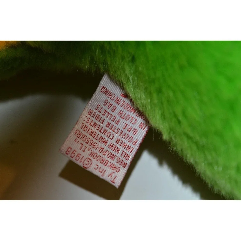 TY Smoochy the‎ Frog Plush 1996 Beanie Buddies Stuffed Animal Toy 1998